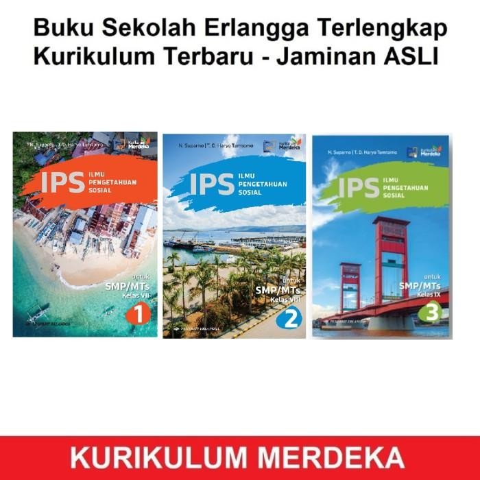 Buku Pelajaran Ips Smp Mts Kelas 7 8 9 N Suparno Haryo Tamtomo Kurikulum Merdeka Erlangga Tahun Ajar