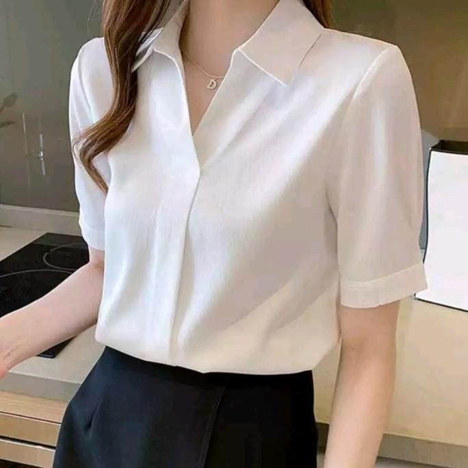 BRAYVILL FASHION, ATASAN WANITA, BLOUSE  WANITA, STYLE KOREAN  MODEL RITA