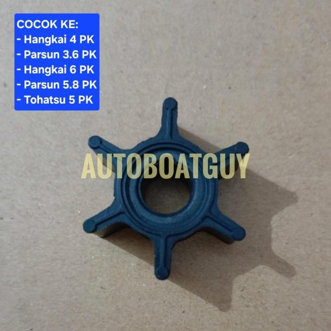 siap kirim] Impeller / Wayer Hangkai 4 & 6 PK (Cocok ke Tohatsu, Mercury Parsun)
