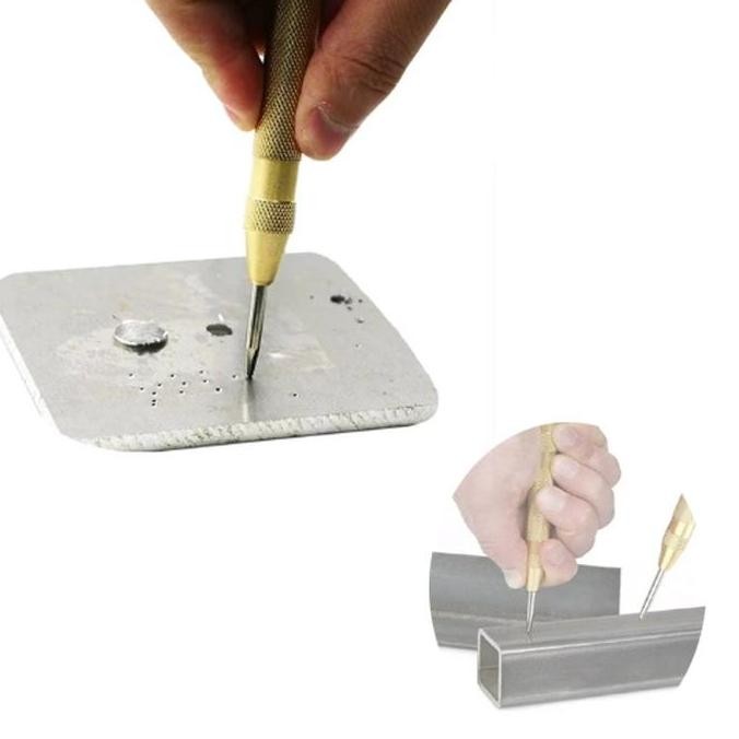 

best seller] Automatic Center Punch Penanda Titik Bor 130mm Alat Penanda Titik Tengah Mata Bor Logam