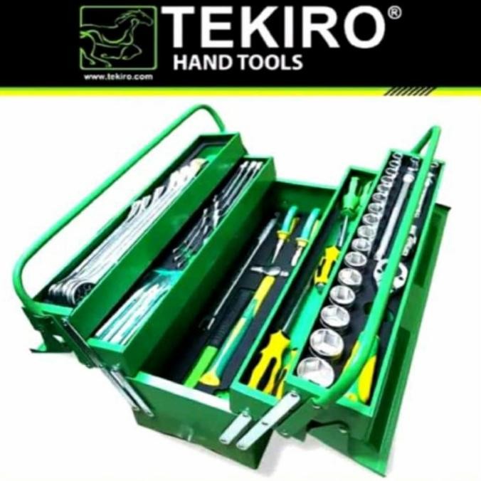 TOOL BOX SET 66PCS TEKIRO/KOTAK MEKANIK ALAT PERKAKAS KUNCI SOCK SET