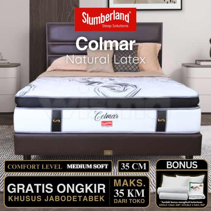 KASUR SPRINGBED KASUR SPRING LATEX COLMAR SLUMBERLAND
