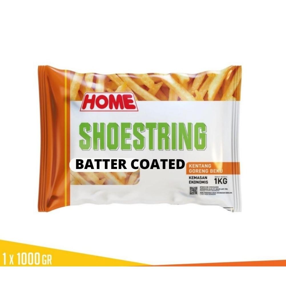 

Gb29 Kentang Home Shoestring Batter Coated 1Kg Frozen Hemat