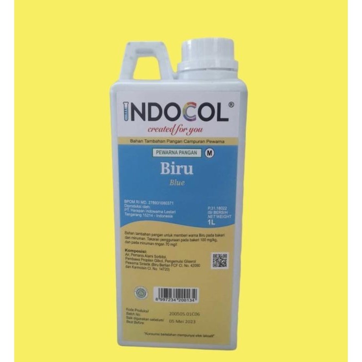 

INDOCOL PEWARNA CAIR BIRU (1 LITER)