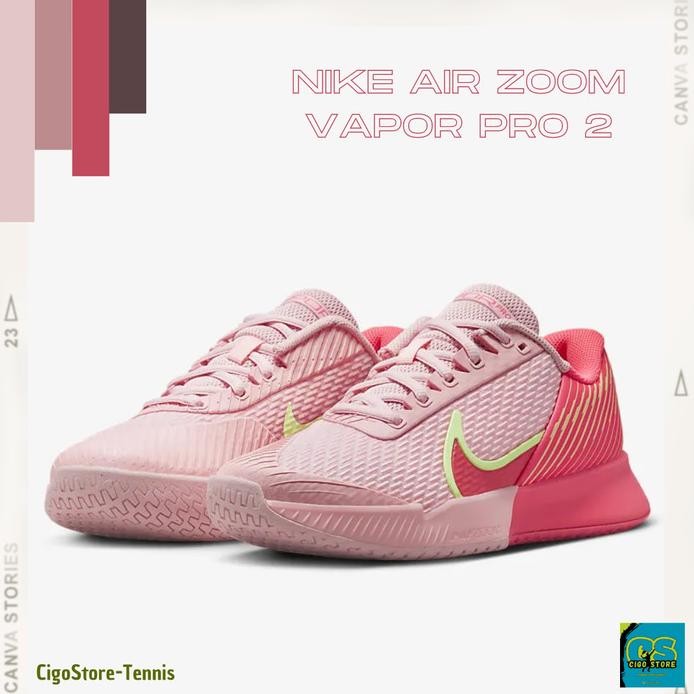 Terlaris Sepatu Tenis Nike Air Zoom Vpr Pro 2 2023 (Pink Bloom)