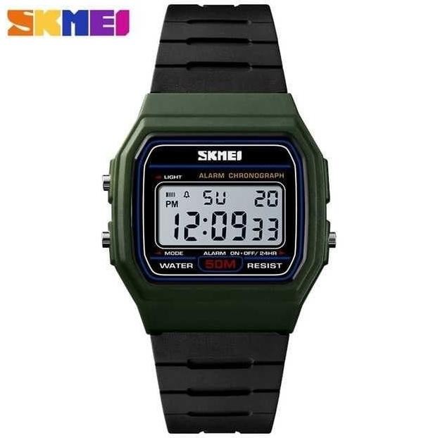 Jam Tangan Pria / Wanita Digital Skmei Original 1412 Anti Air Army