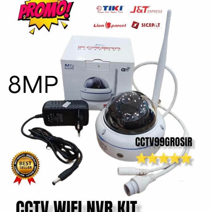 TERSEDIA Ip Kamera Indoor NVR Kit 8MP Full HD Khusus Nvr kit Ip Pro