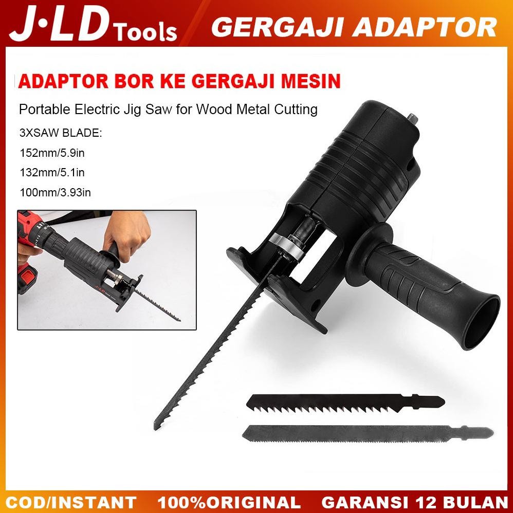 Gd-324 Gb29 Jld Gergaji Kayu Gergaji Adaptor Mesin Bor/3 Saw Reciprocating Jigsaw Jig Saw Mesin Bor 