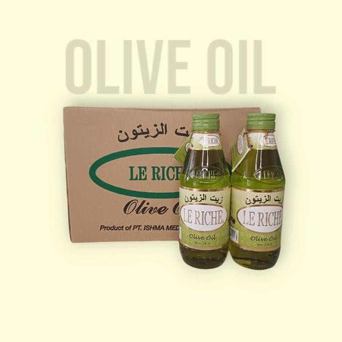 

Baru minyak zaitun le riche extra virgin olive oil 300ml