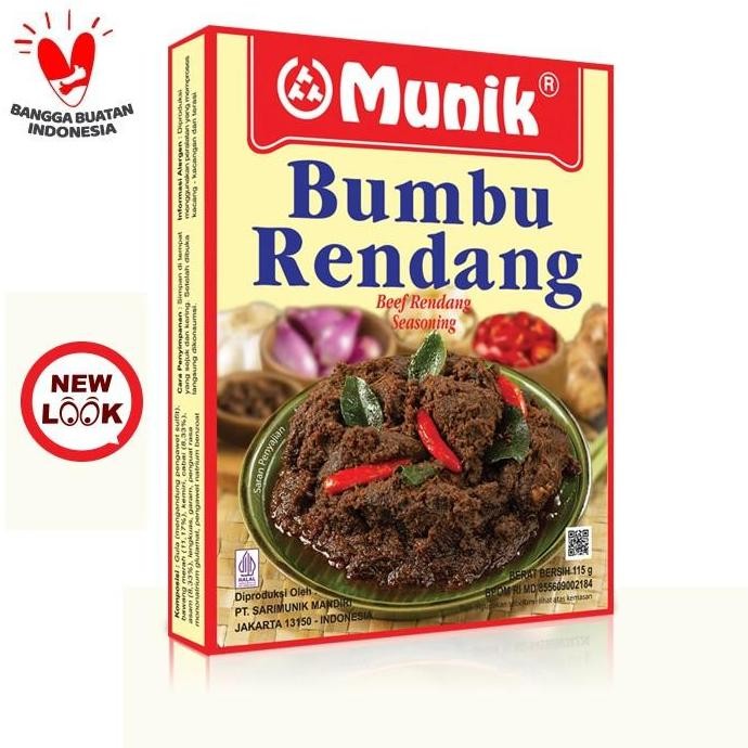 

Ikoca Bumbu Masak instant Bumbu Munik Rendang 115 Gr Pasti Enak