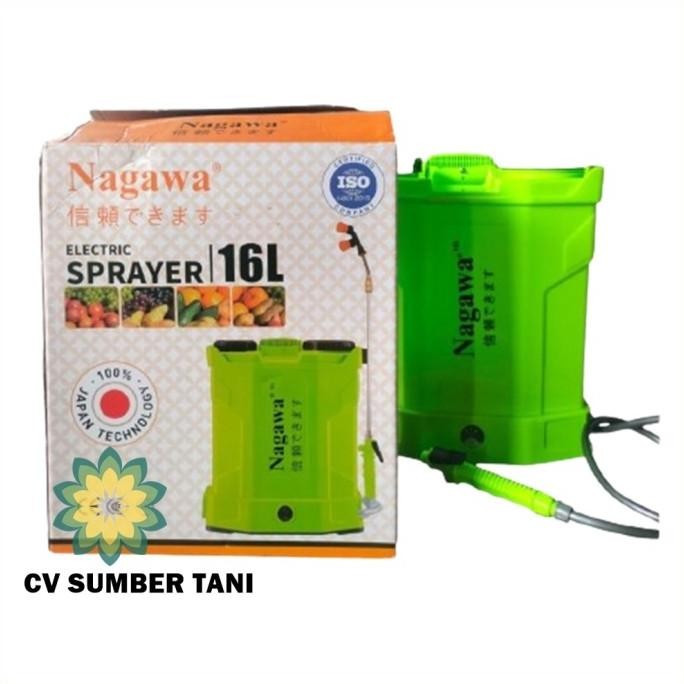 Sprayer Elektrik Yokohama/Nagawa 18 Liter Alat Semprot Hama Tanaman New Stok