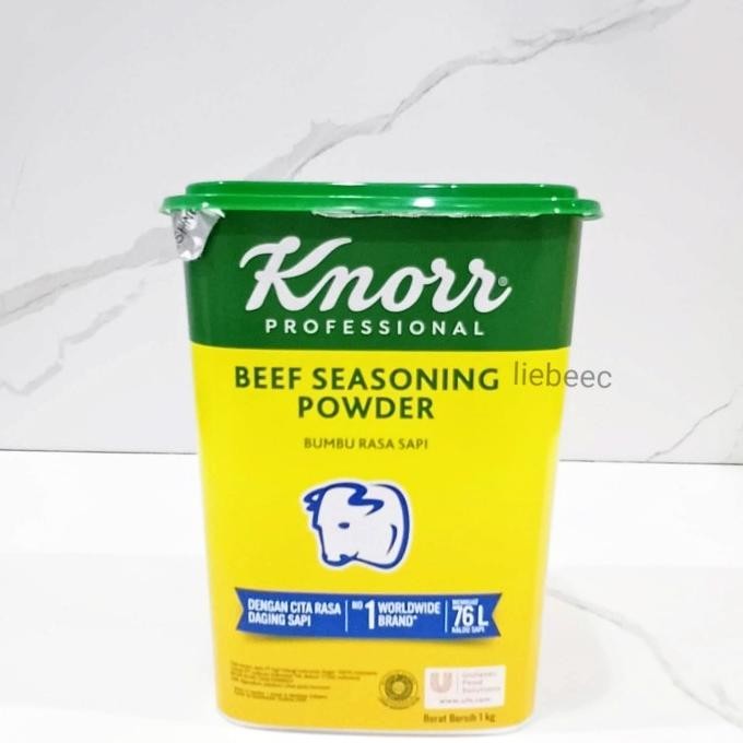 

Terbaru Knorr Beef Seasoning Powder 1 kg / Kaldu Sapi 1kg