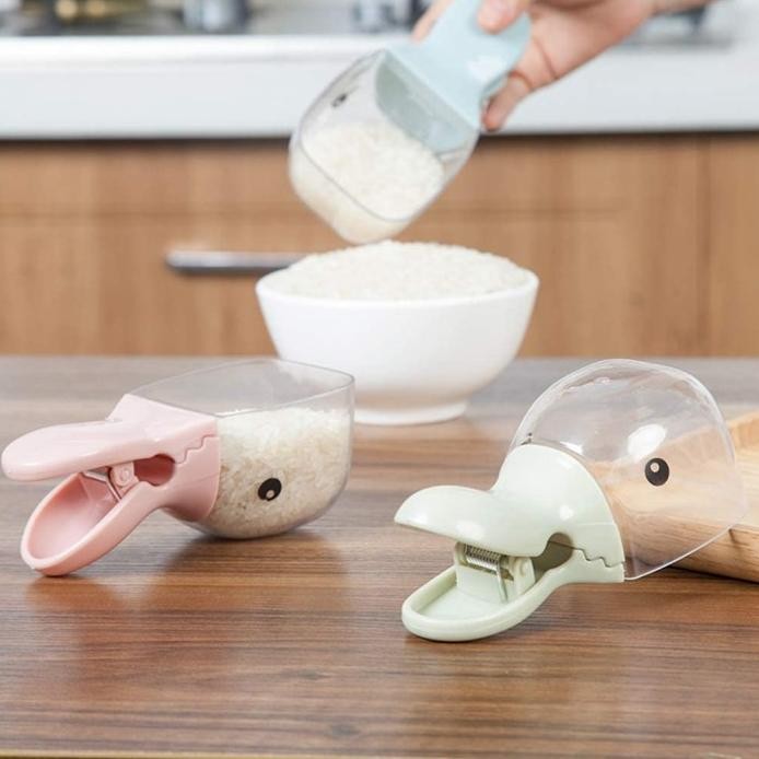 

Terlaris Sendok Takar Beras Tepung Serbaguna Dan Jepitan Motif Duck Premium