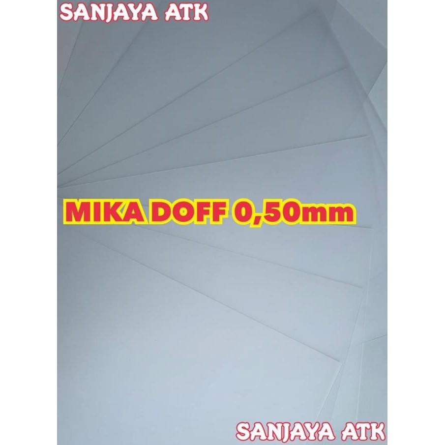 

NEW Mika doff 0,5 MM A3 isi 50 lembar