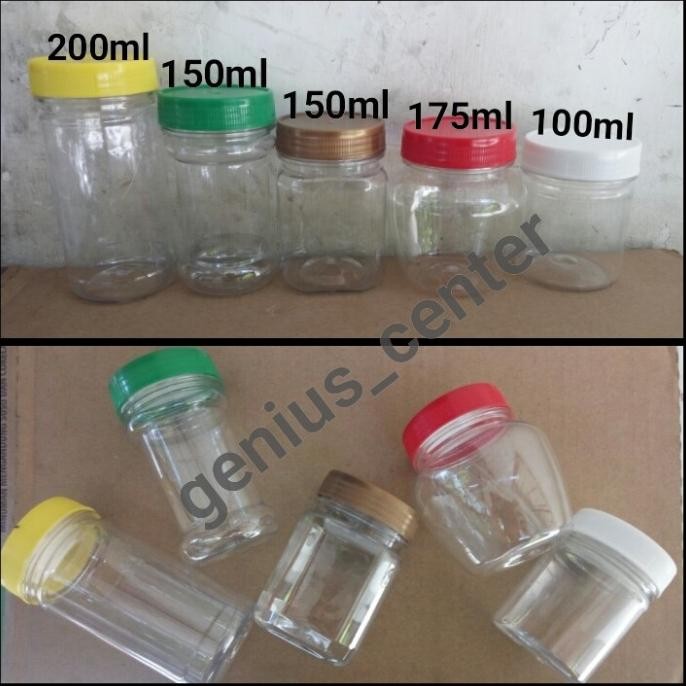 Botol toples plastik jar sambal madu 175 | 150 | 200 ml