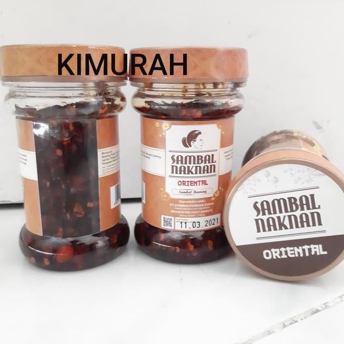 

SAMBAL BAWANG NAKNAN ORIENTAL CHILI OIL SAMBAL KOREA JEPANG CHINA