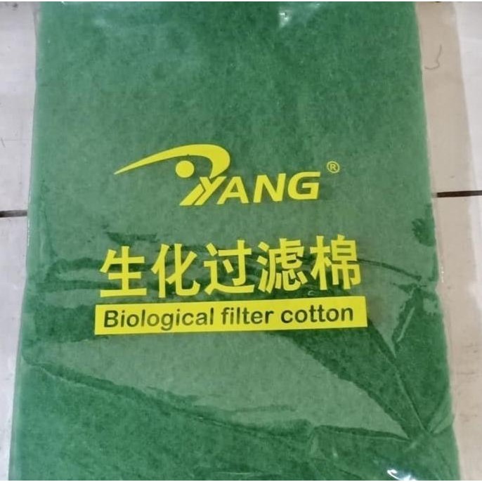siap kirim kapas busa filter aquarium jumbo yang biological 30 x 45 cm