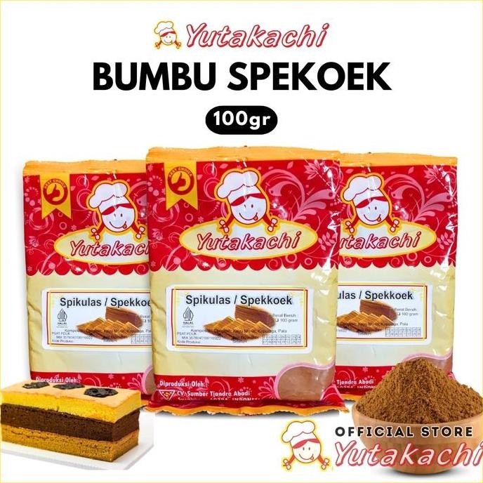 

Spikulas Bubuk 100 gram Yutakachi BISA COD/ Bumbu Spekkoek / Spikoe / Spekulas