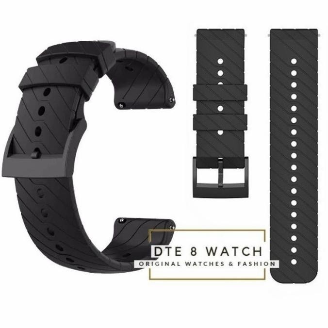 Strap Jam Tangan Silikon Rubber 24Mm Wv Quick Release
