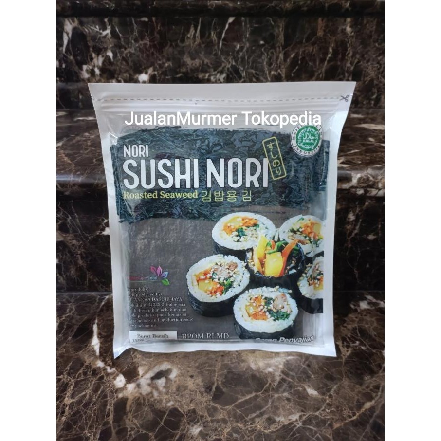 

TERMURAH - Java Super Food Sushi Nori 50 Lembar