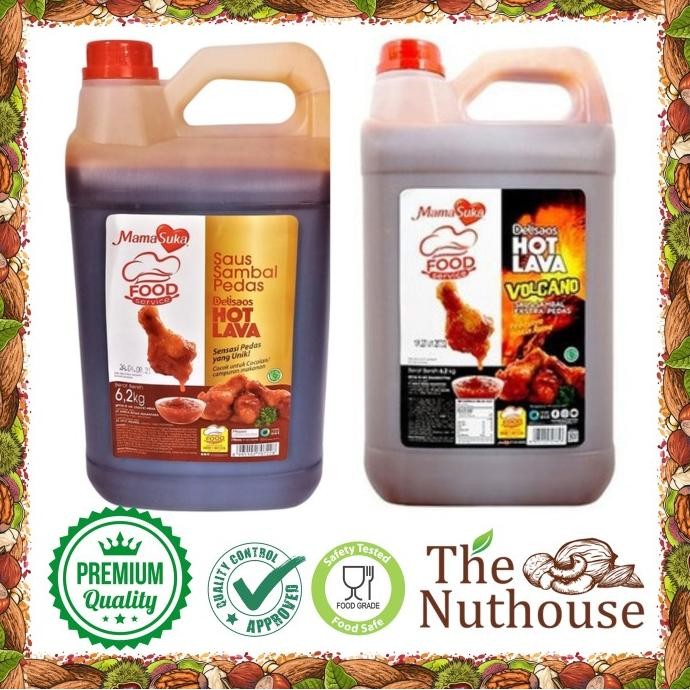 

MamaSuka Delisaos Hot Lava / Saus Sambal Pedas 6.2kg [HALAL]