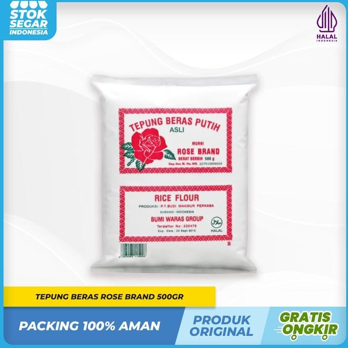 

Terlaris Rose Brand Tepung Beras Putih 500Gr
