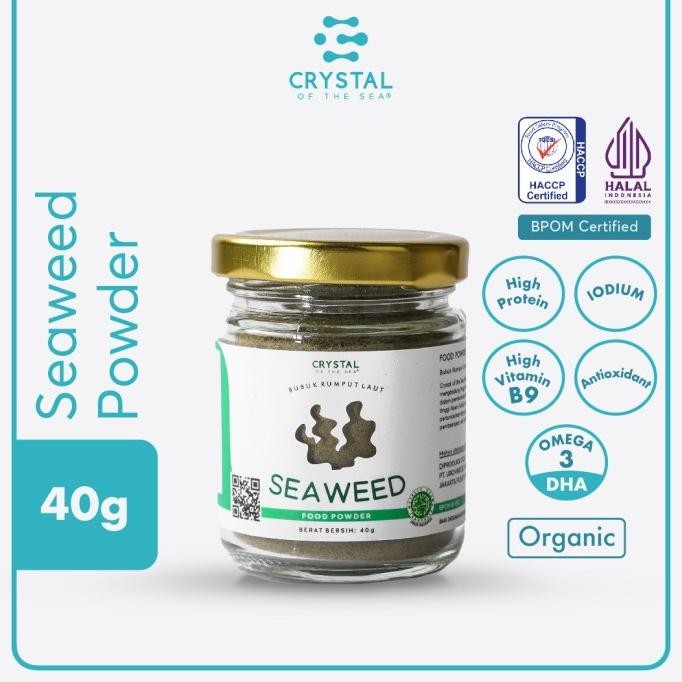 

Terbaru Seaweed Food Powder (40Gr)/ Bubuk Rumput Laut / Kaldu MPASI