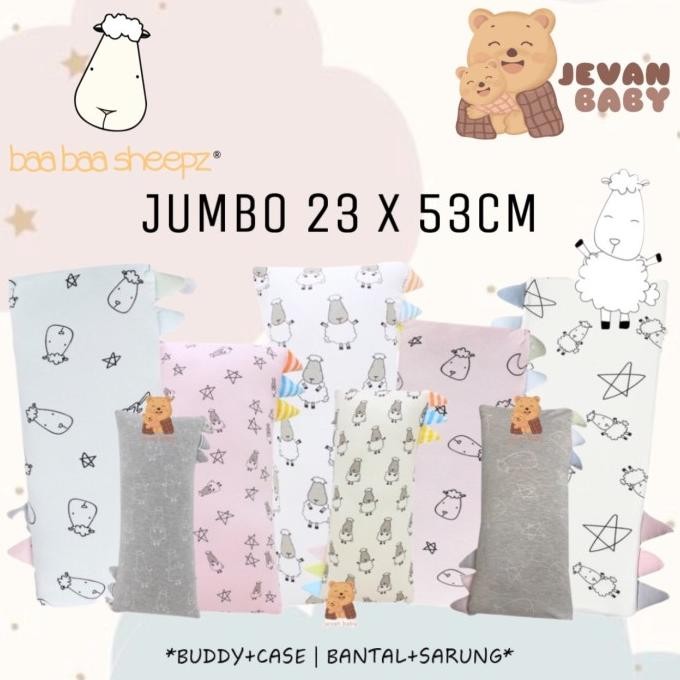 Baabaasheepz Bedtime Buddy Jumbo - Guling Bayi & Anak
