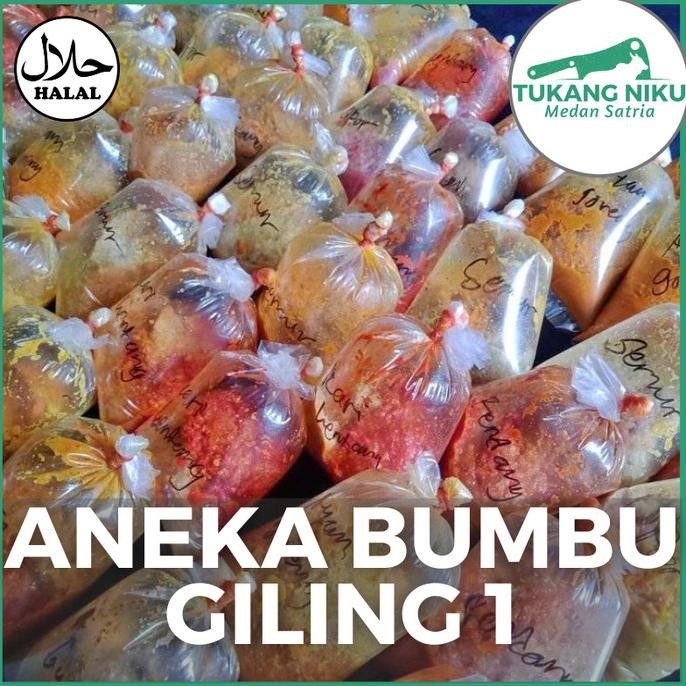 

ANEKA BUMBU GILING 1 - DAPUR REMPAH HALUS BASAH MASAK UNGKEP RENDANG