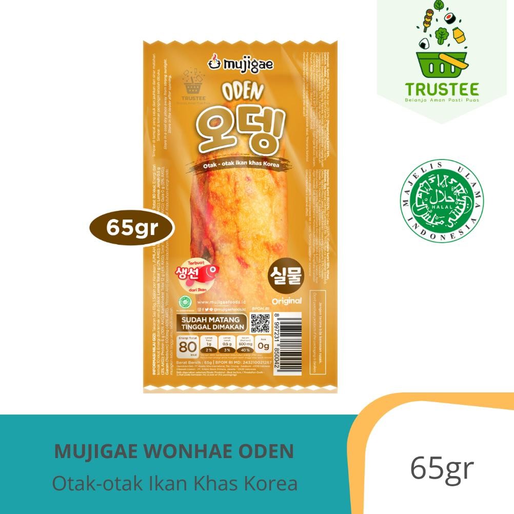 

hj-64 OKK-1520 Mujigae Oden / Fish Cake / Otak Otak Ikan Khas Korea Halal 65gr Berkualitas Original