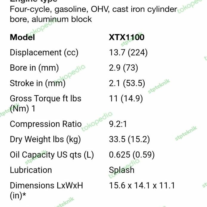 ready ENGINE VERTICAL XTX 1100 KOHLER 14HP