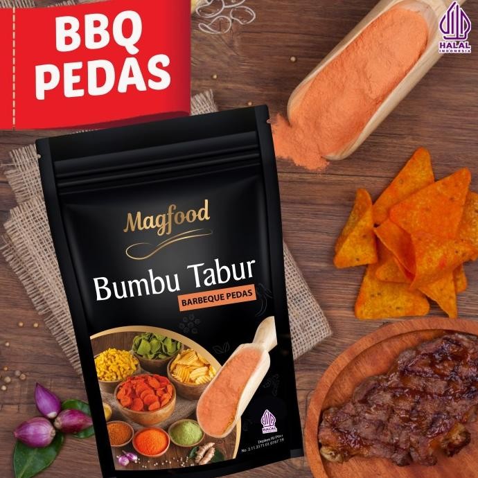 

Terbaru Magfood Bumbu Tabur Barbeque Pedas 1 Kg