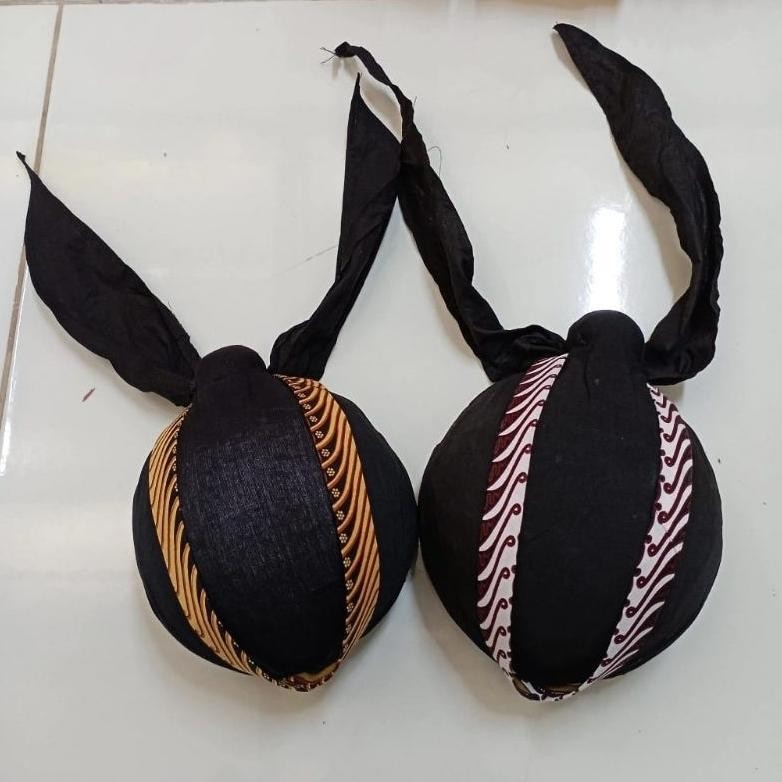 Blangkon Jogja Kagok Sliwir Anak Jogja Putih Coklat Anak Promo