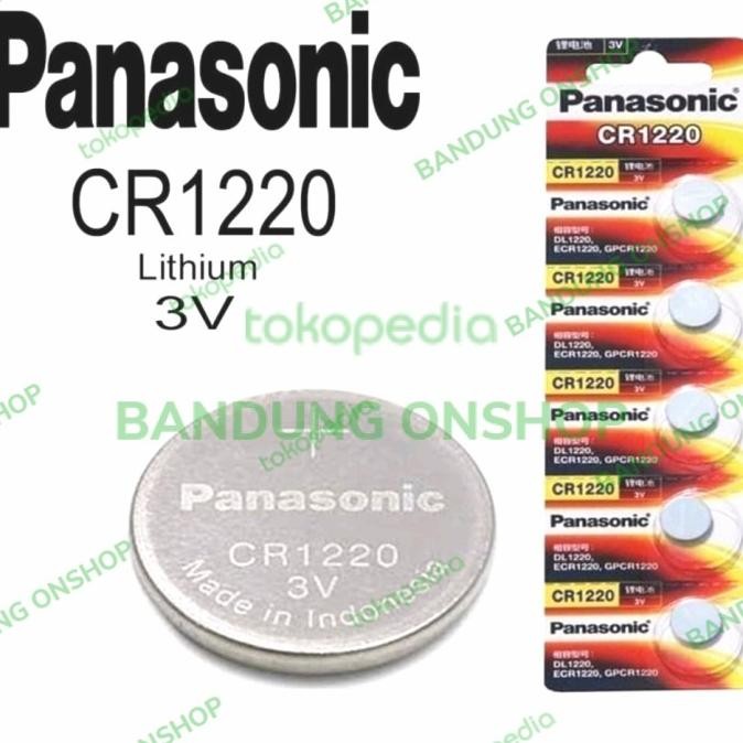 ready PANASONIC CR1220 3V BATERAI BATRE CR1220 CR 1220 3V 3 V PANASONIC 1220
