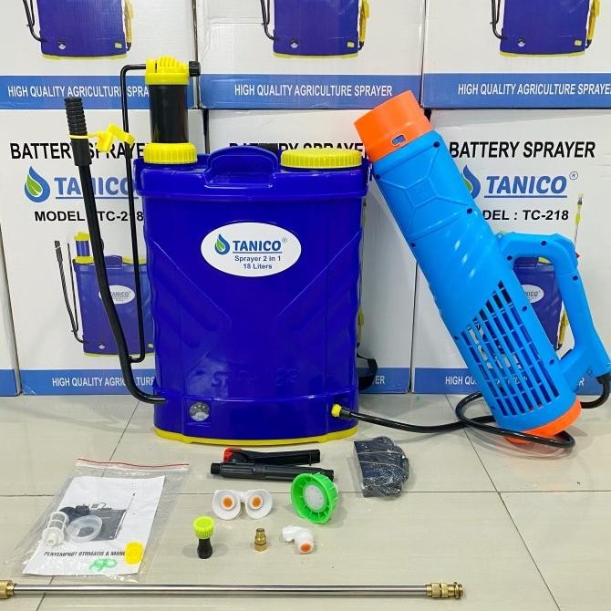 Sprayer Tanico 18 Liter Elektrik Manual 2In1 + Gun Booster Blower Embu New Stok