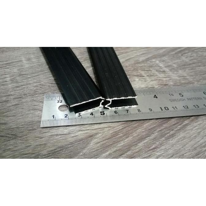 Terlaris List Alumunium "U" Hitam - 150cm SALE