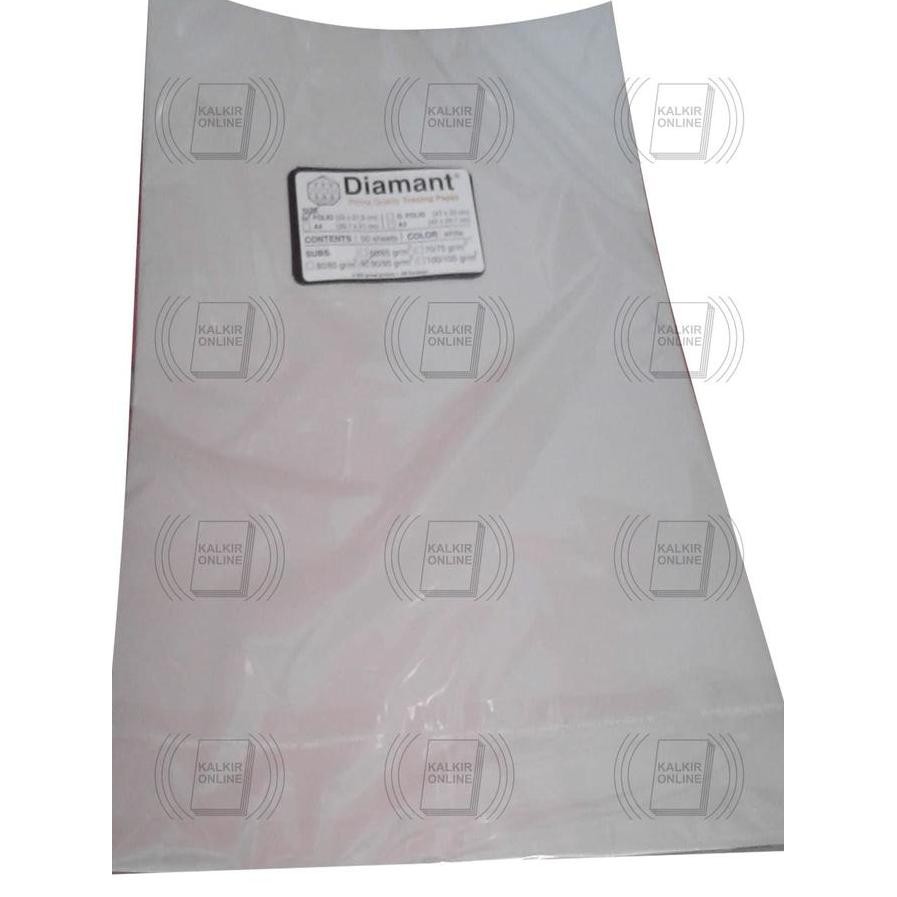 

TERLARIS - Kertas Kalkir /Transparant Paper Folio 90/95 gram merk Diamant 50 pcs