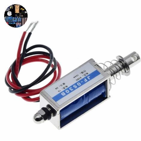 JF-0530B Push Pull Selenoid Electromagnetic Actuator mini 6V 12V 1A