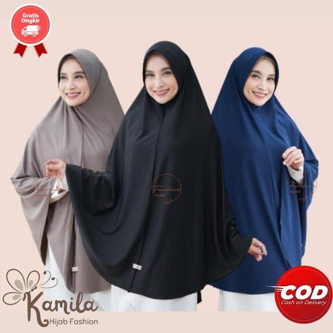 Paket Usaha 100 Ribu 4pcs Hijab Jilbab  Kerudung Bergo Khimar Jumbo Syari Muslim XXL Syar'i Besar Le