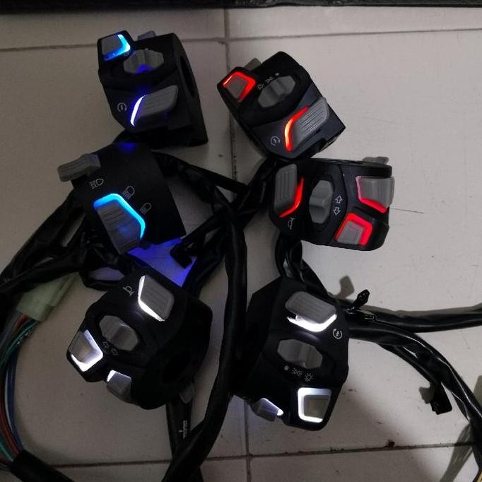 New saklar led vietnam holder stang lampu led saklar motor nyala lampu led saklar led vario nmax pcx