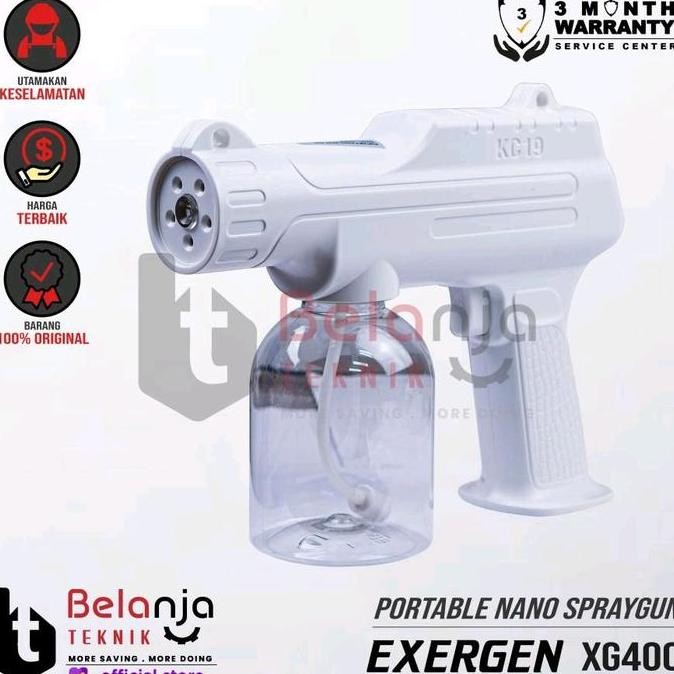 Exergen Spraygun Nano Portable Fogging Uap Xg400 Mesin Semprot Xg 400 New Stok