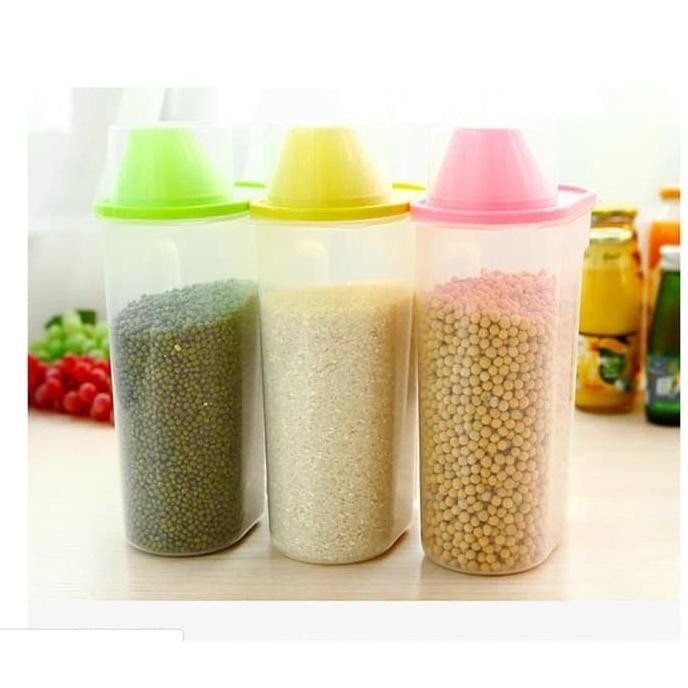 

Terlaris Toples Sereal Gandum Beras Kacang Kopi Tepung Dengan Gelas Ukur