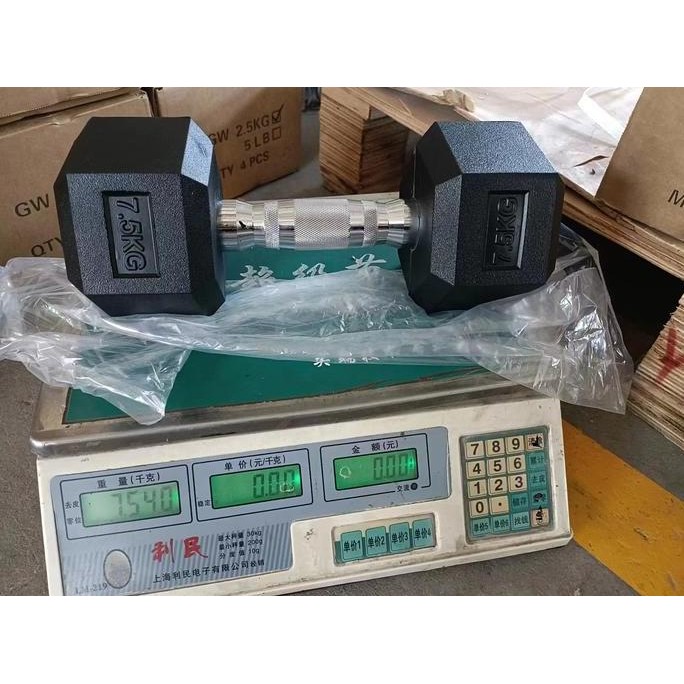 Promo Dumbell Hexagonal 25Kg Hex Dumbell Halter Hex