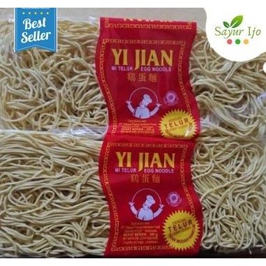 

Terlaris Mi Telur Yi Jian Halus Kecil 200 Gr Mie Telor Egg Noodle Instant Halal