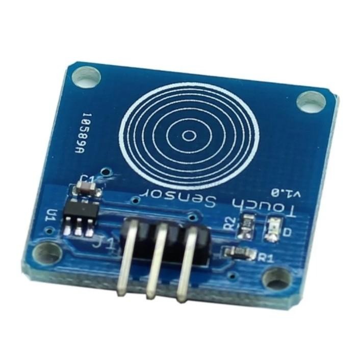 Module touch sensor sentuh TTP223 TTP223B TTP BLUE Arduino_uno wemos