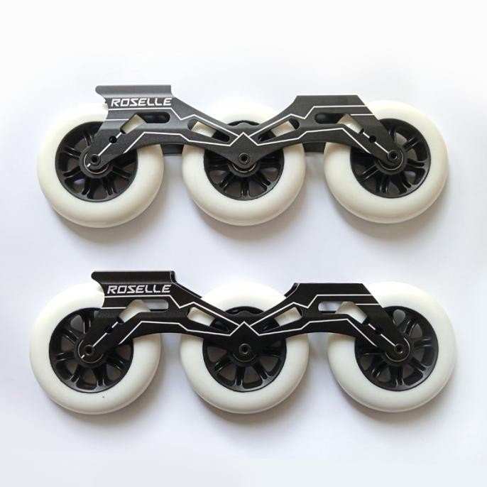 Sale Frame Inline Skate Highspeed Sepatu Roda 3X100Mm Three Wheels Set