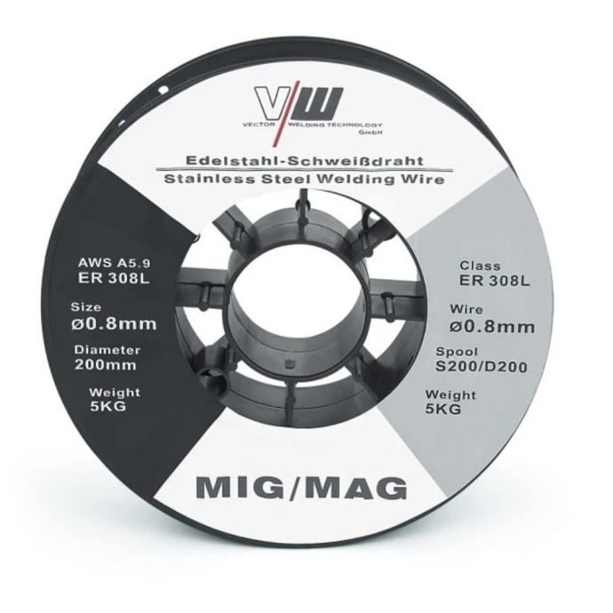 Kawat Las Mig Stainless Wire Er 308L Diameter 0.8Mm X 5Kg Kawat Las New Stok