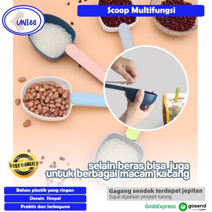 

Terlaris Sendok Takar Serbaguna Scoop Tepung Gula Beras Kopi Penjepit Praktis