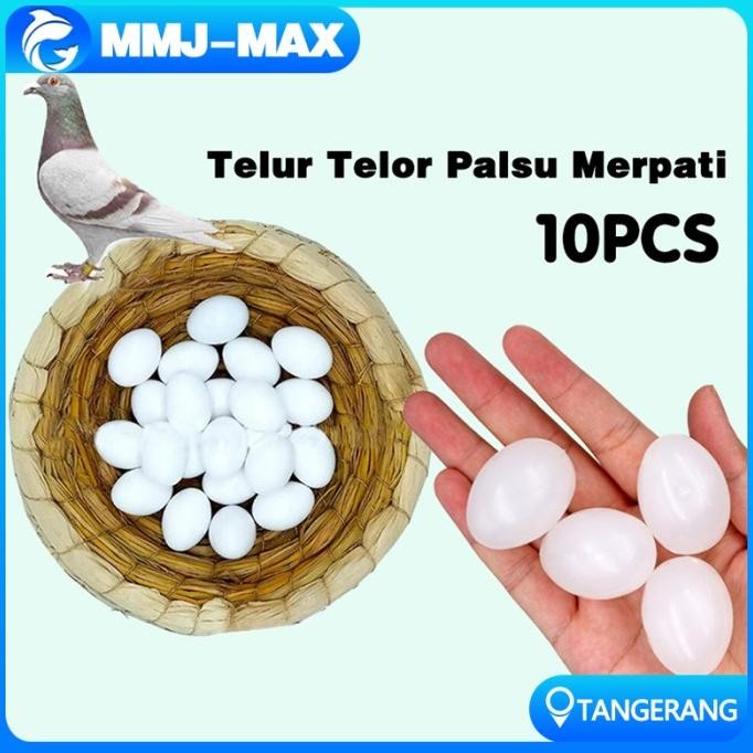 

Terlaris 10Pcs Telur Telor Palsu Merpati/Fake Pigeon Egg/Telur Merpati Palsu