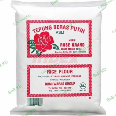 

Terlaris Tepung Beras Putih Rose Brand 500Gr/ Rice Flour/ Rose Brand Tepung